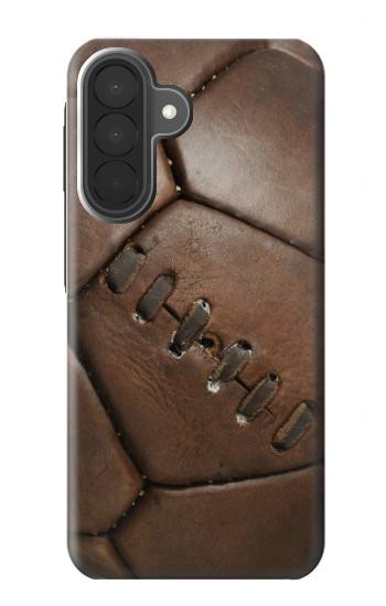 S2661 Leather Soccer Football Graphic Hülle Schutzhülle Taschen für Samsung Galaxy A27