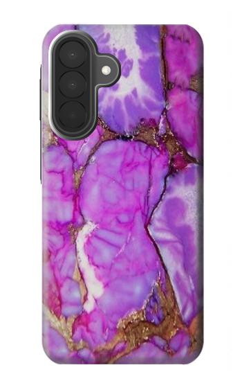S2907 Purple Turquoise Stone Hülle Schutzhülle Taschen für Samsung Galaxy A27