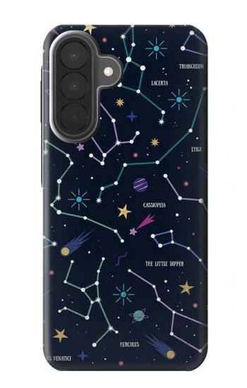 S3220 Star Map Zodiac Constellations Hülle Schutzhülle Taschen für Samsung Galaxy A27
