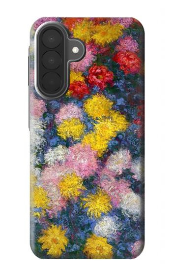 S3342 Claude Monet Chrysanthemums Hülle Schutzhülle Taschen für Samsung Galaxy A27