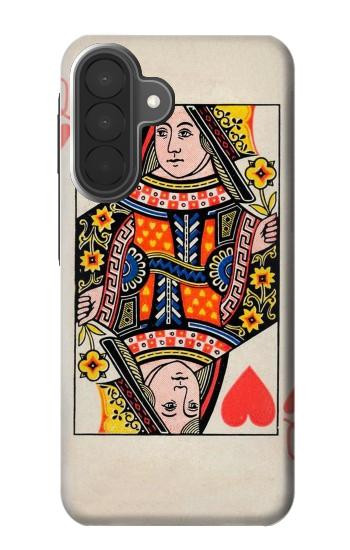 S3429 Queen Hearts Card Hülle Schutzhülle Taschen für Samsung Galaxy A27