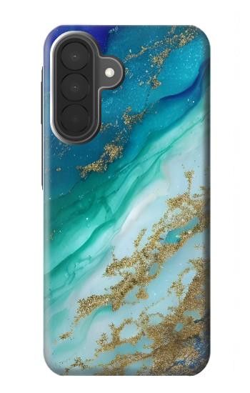 S3920 Abstract Ocean Blue Color Mixed Emerald Hülle Schutzhülle Taschen für Samsung Galaxy A27