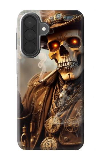S3949 Steampunk Skull Smoking Hülle Schutzhülle Taschen für Samsung Galaxy A27