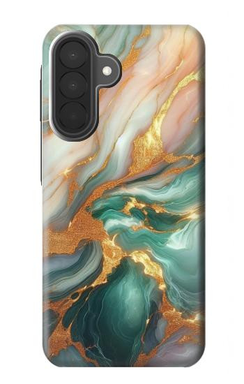 S3993 Green Marble Gold Veins Hülle Schutzhülle Taschen für Samsung Galaxy A27
