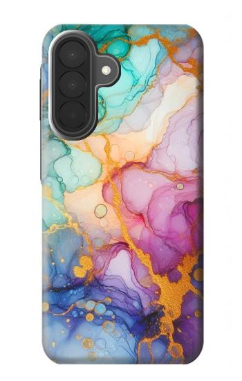 S4001 Multicolored Abstract Lilac Emerald Hülle Schutzhülle Taschen für Samsung Galaxy A27
