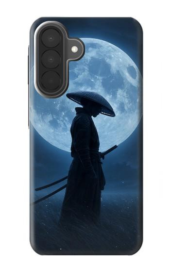 S4034 Samurai Moon Night Hülle Schutzhülle Taschen für Samsung Galaxy A27