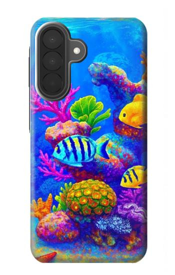 S4058 Colorful Aquarium Hülle Schutzhülle Taschen für Samsung Galaxy A27