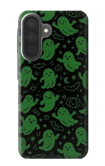S4087 Cute Green Ghost Cartoon Pattern Hülle Schutzhülle Taschen für Samsung Galaxy A27