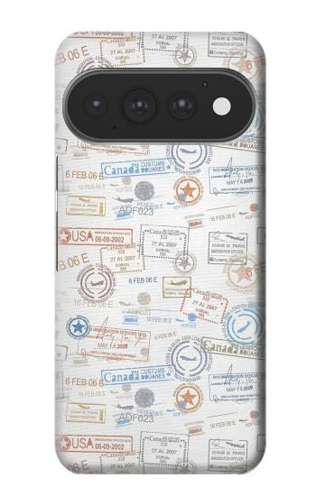 S3903 Travel Stamps Hülle Schutzhülle Taschen für Google Pixel 11, 11 Pro