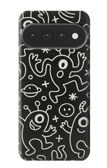 S4101 Cute Cartoon Monster Pattern Hülle Schutzhülle Taschen für Google Pixel 11, 11 Pro