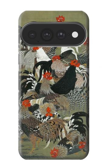 S2699 Ito Jakuchu Rooster Hülle Schutzhülle Taschen für Google Pixel 11 Pro XL