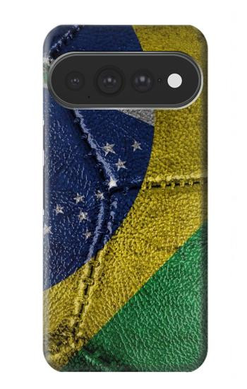 S3297 Brazil Flag Vintage Football Graphic Hülle Schutzhülle Taschen für Google Pixel 11 Pro XL