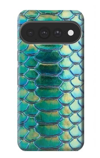 S3414 Green Snake Scale Graphic Print Hülle Schutzhülle Taschen für Google Pixel 11 Pro XL