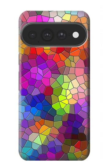 S3677 Colorful Brick Mosaics Hülle Schutzhülle Taschen für Google Pixel 11 Pro XL