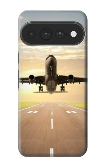 S3837 Airplane Take off Sunrise Hülle Schutzhülle Taschen für Google Pixel 11 Pro XL