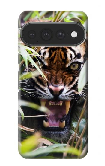 S3838 Barking Bengal Tiger Hülle Schutzhülle Taschen für Google Pixel 11 Pro XL