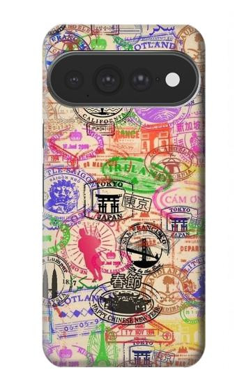 S3904 Travel Stamps Hülle Schutzhülle Taschen für Google Pixel 11 Pro XL