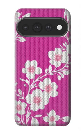 S3924 Cherry Blossom Pink Background Hülle Schutzhülle Taschen für Google Pixel 11 Pro XL