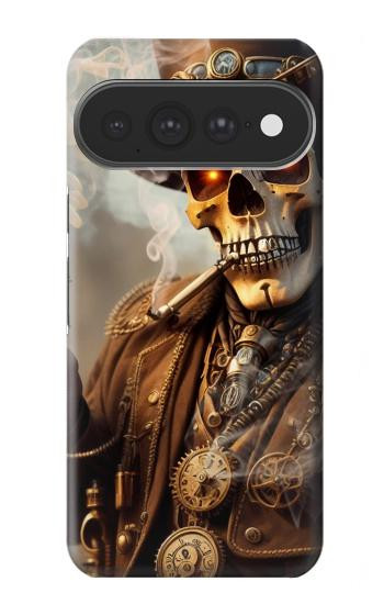 S3949 Steampunk Skull Smoking Hülle Schutzhülle Taschen für Google Pixel 11 Pro XL