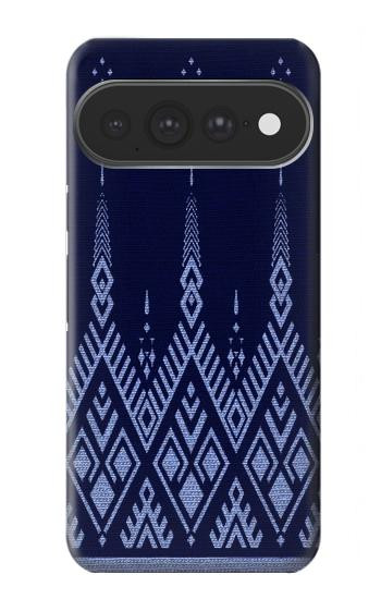 S3950 Textile Thai Blue Pattern Hülle Schutzhülle Taschen für Google Pixel 11 Pro XL