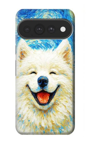 S4064 Smile Dog Van Gogh Starry Night Hülle Schutzhülle Taschen für Google Pixel 11 Pro XL