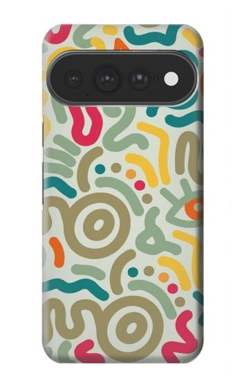 S4078 Abstract Colorful Doodle Pattern Hülle Schutzhülle Taschen für Google Pixel 11 Pro XL