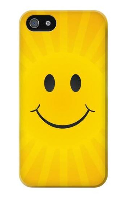 S1146 Yellow Sun Smile Hülle Schutzhülle Taschen für iPhone 5 5S SE