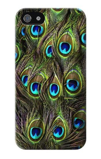 S1965 Peacock Feather Hülle Schutzhülle Taschen für iPhone 5 5S SE
