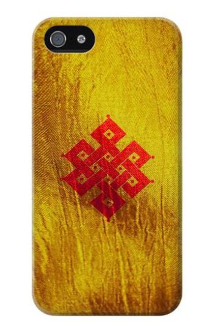 S2318 Eternal Knot Buddhist Spiritual Meditation Hülle Schutzhülle Taschen für iPhone 5 5S SE