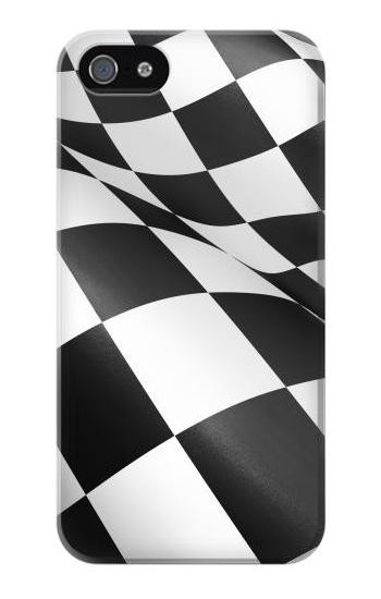 S2408 Checkered Winner Flag Hülle Schutzhülle Taschen für iPhone 5 5S SE