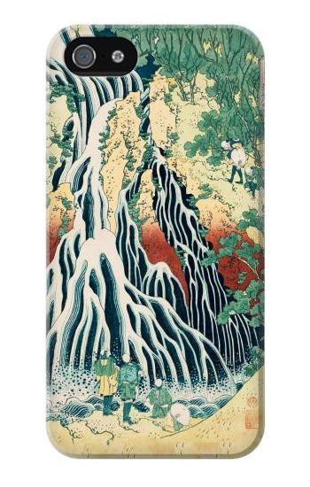 S2491 Hokusai Kirifuri Waterfall at Kurokami Hülle Schutzhülle Taschen für iPhone 5 5S SE