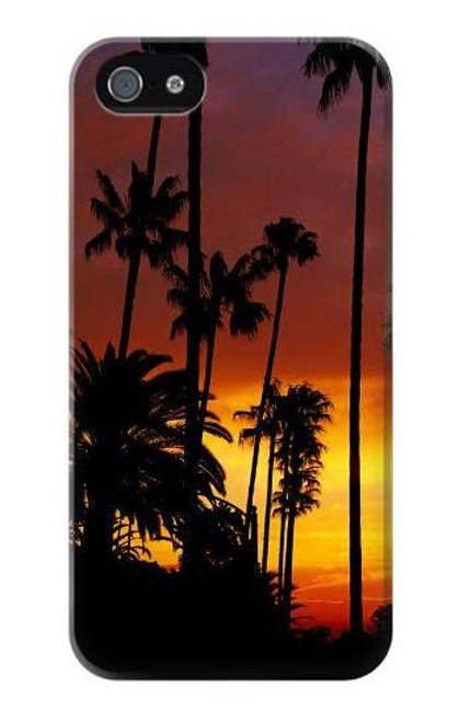 S2563 California Sunrise Hülle Schutzhülle Taschen für iPhone 5 5S SE