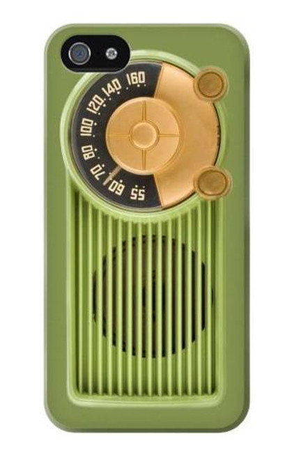 S2656 Vintage Bakelite Radio Green Hülle Schutzhülle Taschen für iPhone 5 5S SE