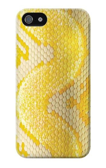 S2713 Yellow Snake Skin Graphic Printed Hülle Schutzhülle Taschen für iPhone 5 5S SE