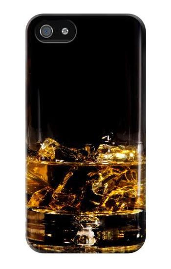 S2742 Ice Whiskey Whisky Glass Hülle Schutzhülle Taschen für iPhone 5 5S SE