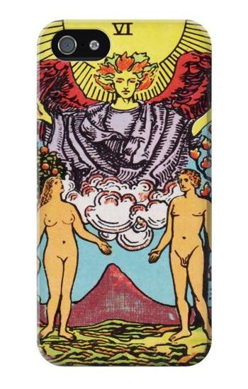 S2763 Lovers Tarot Card Hülle Schutzhülle Taschen für iPhone 5 5S SE