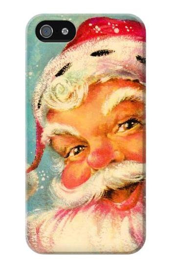 S2840 Christmas Vintage Santa Hülle Schutzhülle Taschen für iPhone 5 5S SE