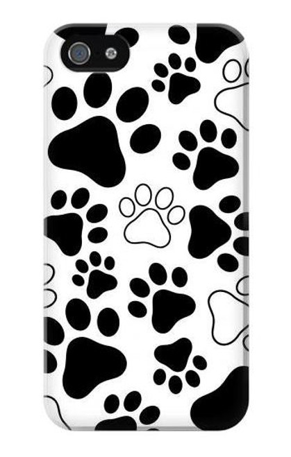 S2904 Dog Paw Prints Hülle Schutzhülle Taschen für iPhone 5 5S SE