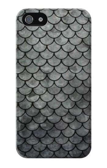 S2950 Silver Fish Scale Hülle Schutzhülle Taschen für iPhone 5 5S SE