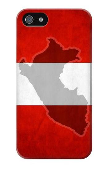 S3018 Peru Flag Hülle Schutzhülle Taschen für iPhone 5 5S SE