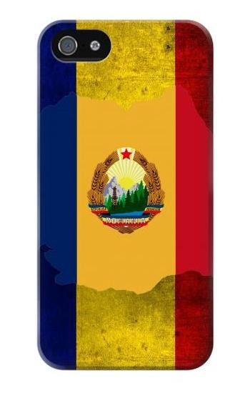 S3021 Romania Flag Hülle Schutzhülle Taschen für iPhone 5 5S SE