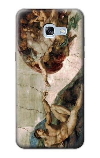 S0179 Michelangelo Creation of Adam Hülle Schutzhülle Taschen für Samsung Galaxy A5 (2017)