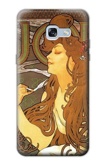 S0969 Alphonse Mucha Job Hülle Schutzhülle Taschen für Samsung Galaxy A5 (2017)