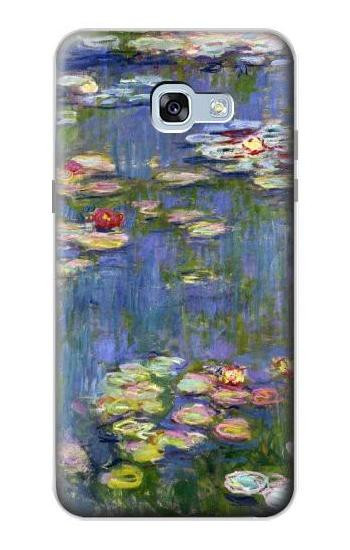 S0997 Claude Monet Water Lilies Hülle Schutzhülle Taschen für Samsung Galaxy A5 (2017)