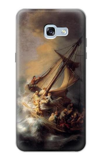 S1091 Rembrandt Christ in The Storm Hülle Schutzhülle Taschen für Samsung Galaxy A5 (2017)