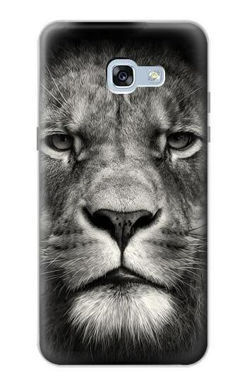 S1352 Lion Face Hülle Schutzhülle Taschen für Samsung Galaxy A5 (2017)