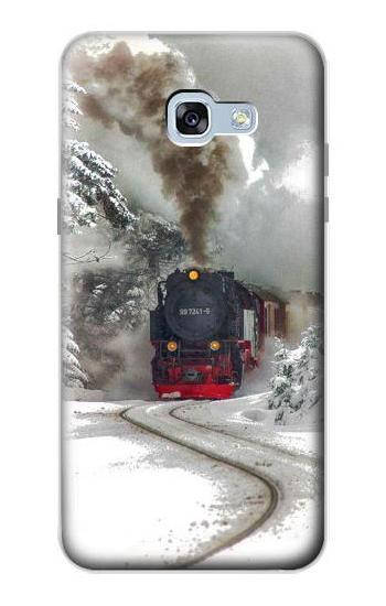S1509 Steam Train Hülle Schutzhülle Taschen für Samsung Galaxy A5 (2017)