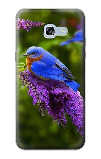 S1565 Bluebird of Happiness Blue Bird Hülle Schutzhülle Taschen für Samsung Galaxy A5 (2017)