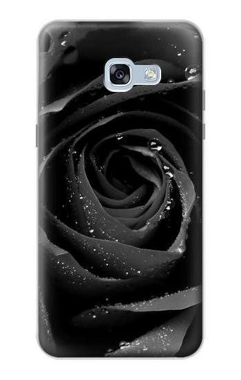 S1598 Black Rose Hülle Schutzhülle Taschen für Samsung Galaxy A5 (2017)