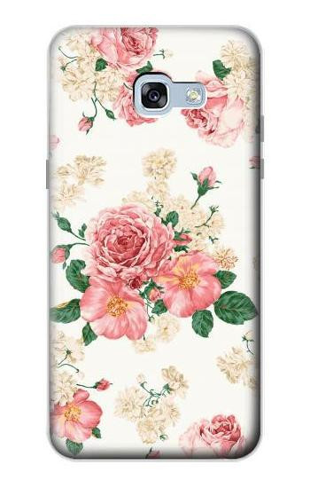 S1859 Rose Pattern Hülle Schutzhülle Taschen für Samsung Galaxy A5 (2017)